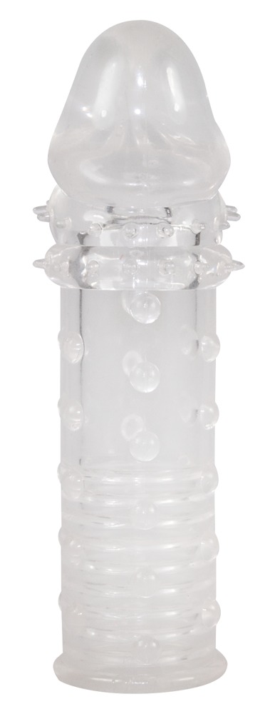 You2Toys Fun Extension Clear Manșon pentru Penis cu Textură și Gland - imagine 3