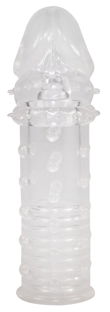 You2Toys Fun Extension Clear Manșon pentru Penis cu Textură și Gland - imagine 4