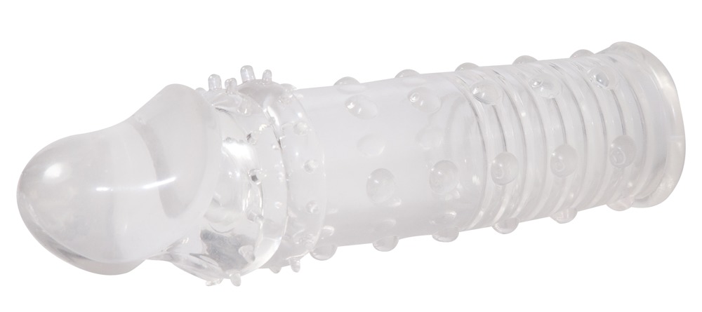 You2Toys Fun Extension Clear Manșon pentru Penis cu Textură și Gland - imagine 5