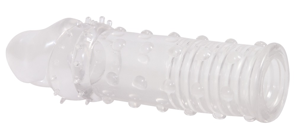 You2Toys Fun Extension Clear Manșon pentru Penis cu Textură și Gland - imagine 6