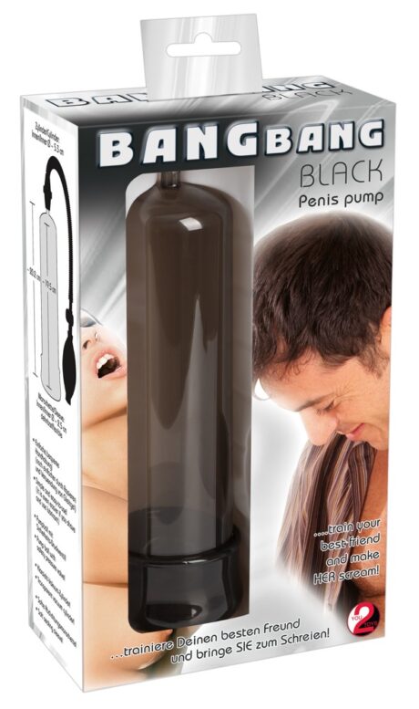 Bang Bang Pompă pentru penis cu vacuum Negru