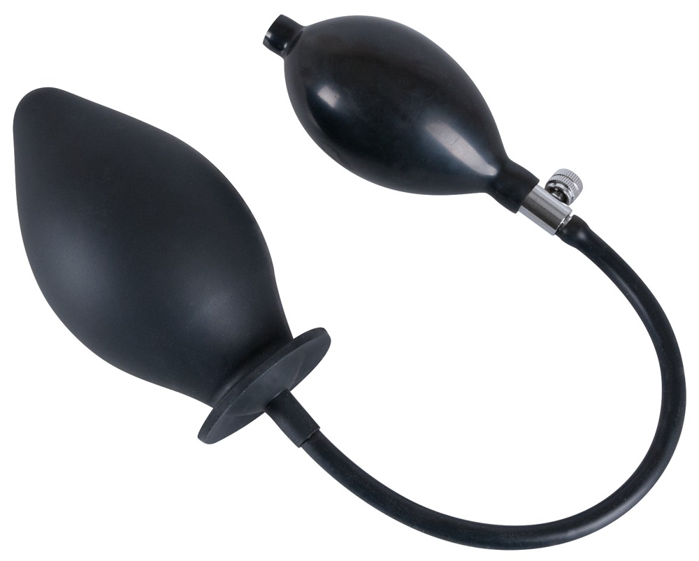 You2Toys trueBlack Dop Anal Gonflabil din Silicon - imagine 4