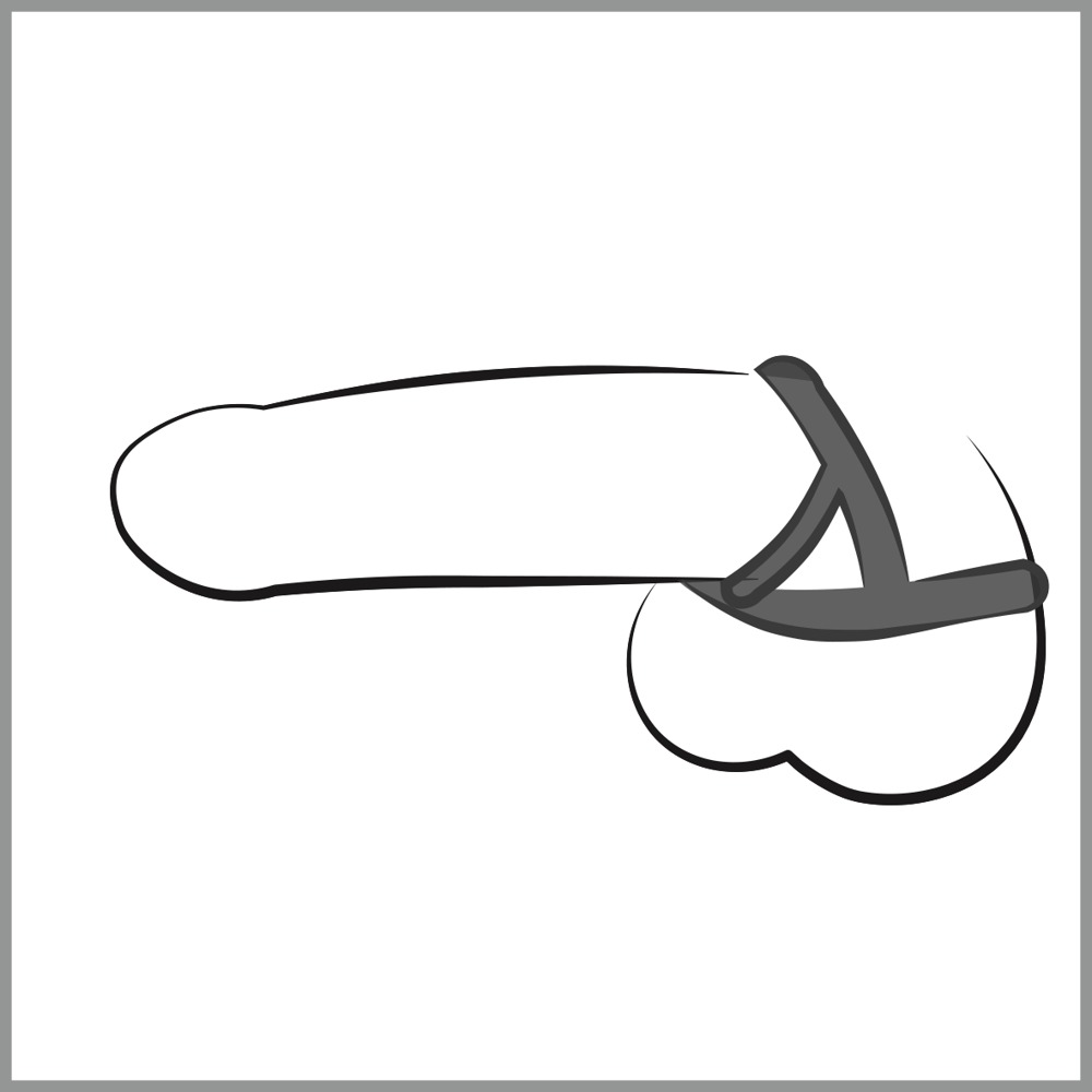 Bad Kitty Inel pentru Penis și Testicule cu Striații - imagine 7