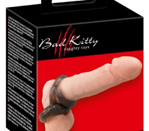 Bad Kitty Inel pentru Penis și Testicule cu Striații