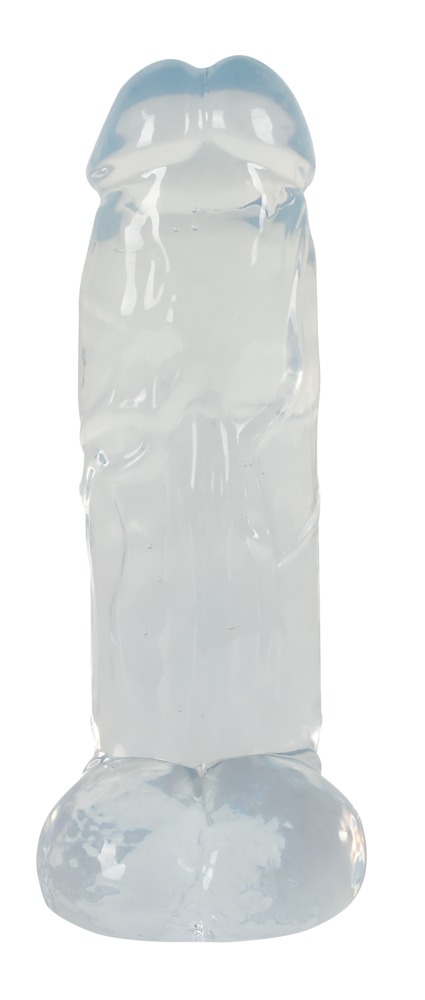 Crystal Clear Big Dong Dildo Realist Extra Gros 21.5 cm - imagine 5