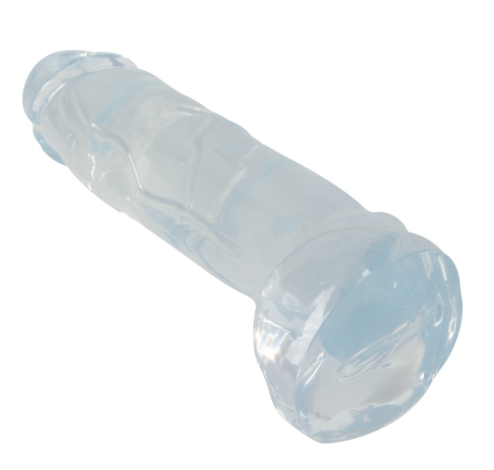 Crystal Clear Big Dong Dildo Realist Extra Gros 21.5 cm - imagine 6