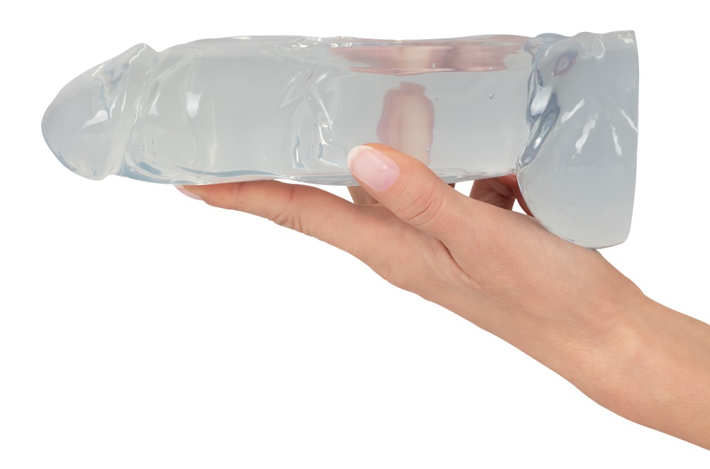 Crystal Clear Big Dong Dildo Realist Extra Gros 21.5 cm - imagine 7