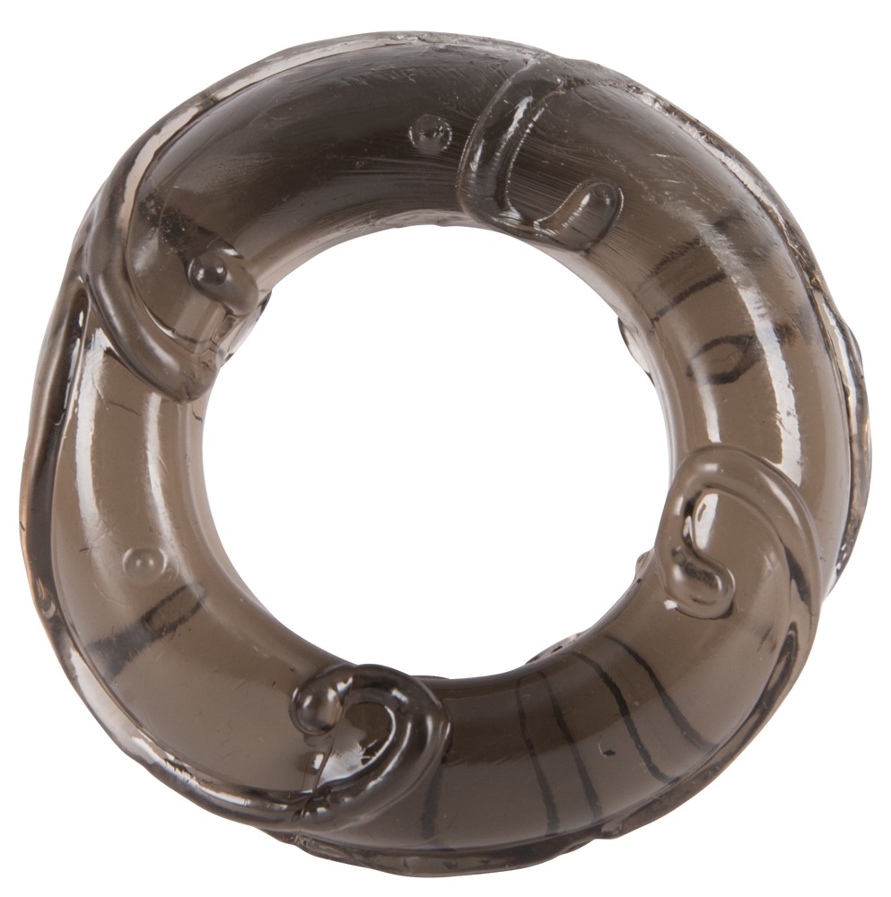 Stretchy Cock Rings Smoke Set 3 Inele pentru Penis cu Texturi Diferite - imagine 3
