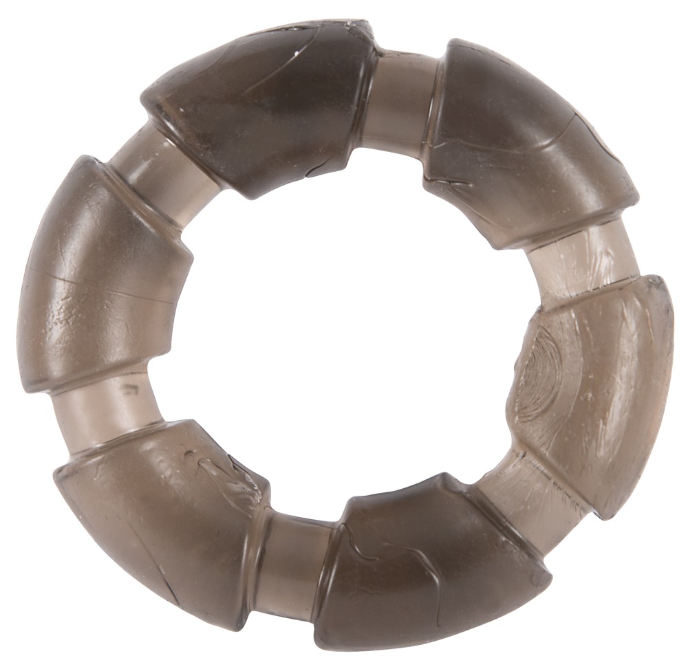 Stretchy Cock Rings Smoke Set 3 Inele pentru Penis cu Texturi Diferite - imagine 4