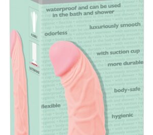 Medical Silicone Dildo 20 cm Realist cu Ventuză și Testicule