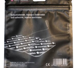Mystim Electrozi Autoadezivi Reutilizabili pentru E-Stim, 40 x 40 mm, 4 Bucăți