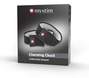 Mystim Charming Chuck Benzi Conductive E-Stim pentru Penis și Testicule, 2 Bucăți