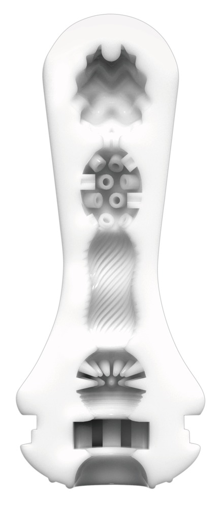 Tenga Flex Silky Alb Masturbator Reutilizabil cu Vacum și Suport de Uscare - imagine 6