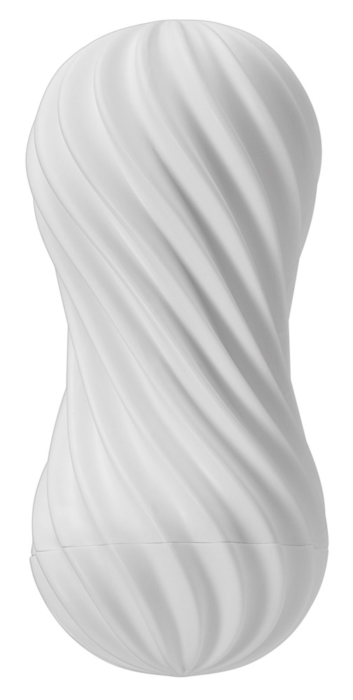 Tenga Flex Silky Alb Masturbator Reutilizabil cu Vacum și Suport de Uscare - imagine 2