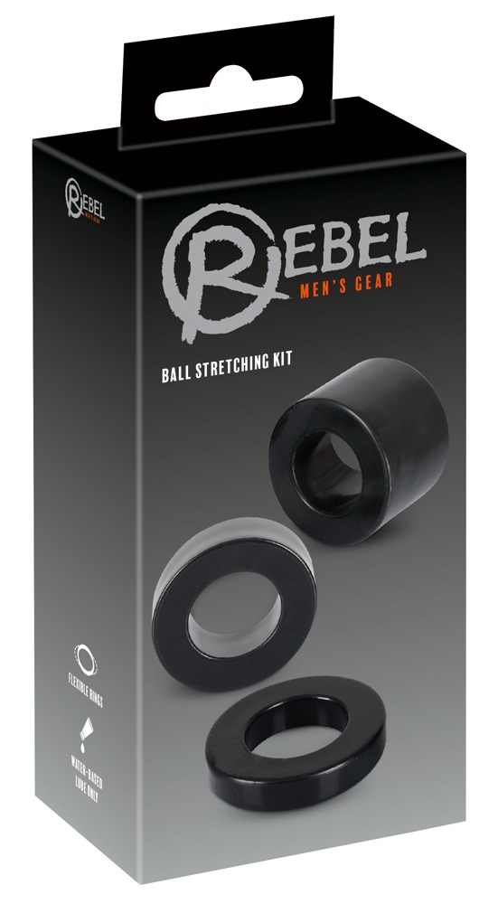 Rebel Ball Stretching Kit Set 3 Inele pentru Întinderea Testiculelor