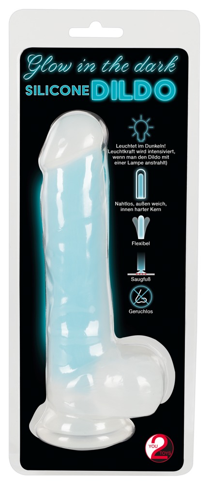 Glow in the Dark Dildo – Dildo din Silicon cu Efect Fosforescent