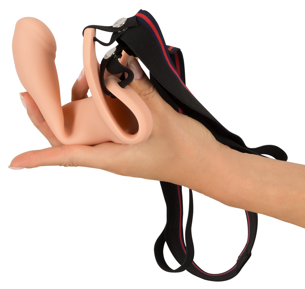 Silicon Curea-on +5 cm Medium cu Dildo Realist și Ham Elastic - imagine 5