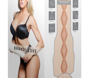Fleshlight Brandi Love Heartthrob Masturbator realist cu manșon texturat SuperSkin