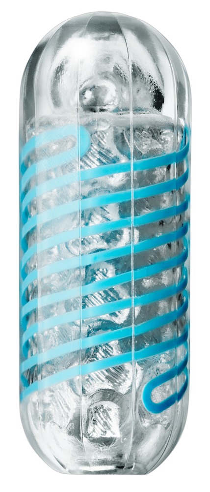 Tenga Spinner Tetra Whirly Masturbator Transparent Reutilizabil cu Lubrifiant - imagine 2