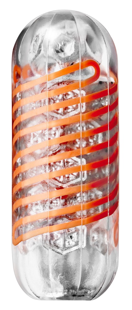 Tenga Spinner Tetra Whirly Masturbator Transparent Reutilizabil cu Lubrifiant - imagine 10