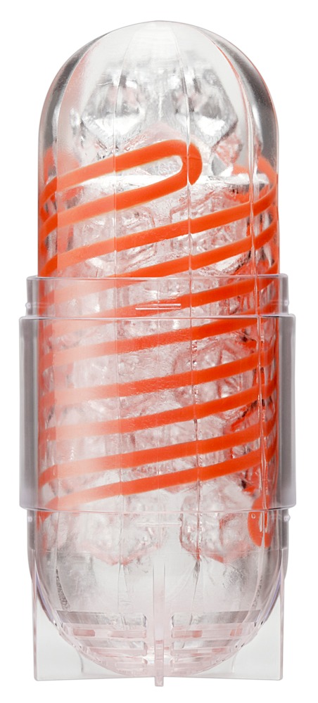 Tenga Spinner Tetra Whirly Masturbator Transparent Reutilizabil cu Lubrifiant - imagine 11