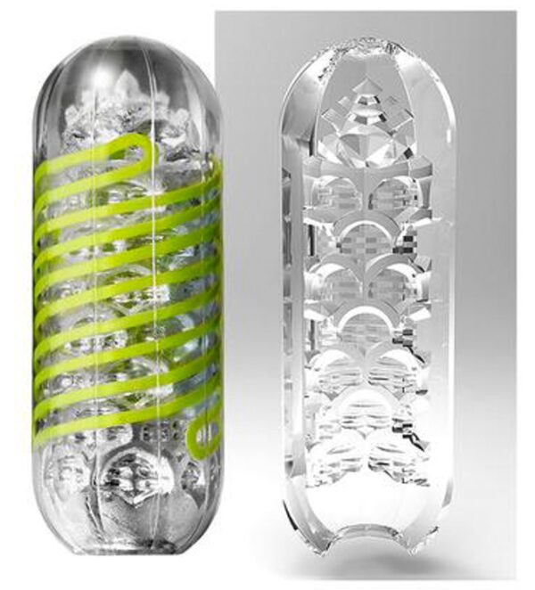Tenga Spinner Tetra Whirly Masturbator Transparent Reutilizabil cu Lubrifiant - imagine 19