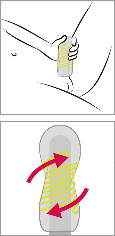 Tenga Spinner Tetra Whirly Masturbator Transparent Reutilizabil cu Lubrifiant - imagine 22