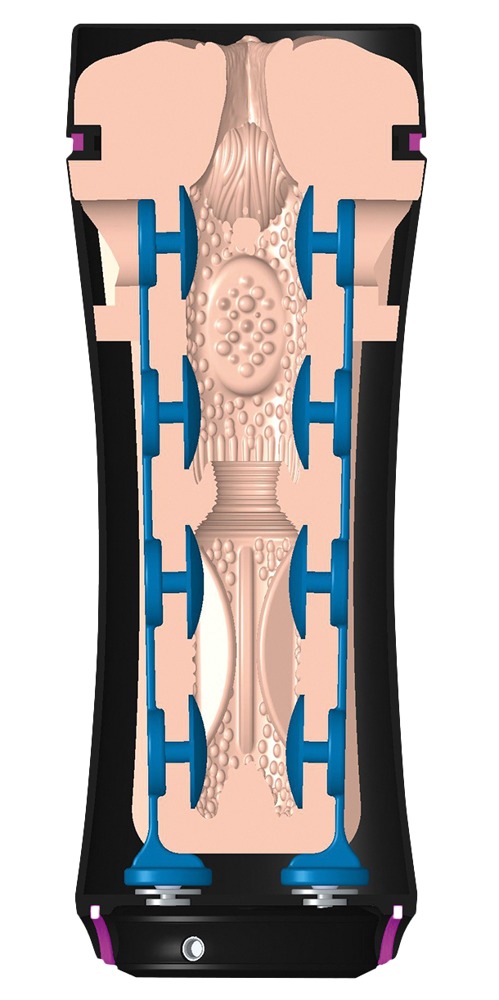Opus E Vagina Masturbator cu Cablu Adaptor pentru E-Stim - imagine 6