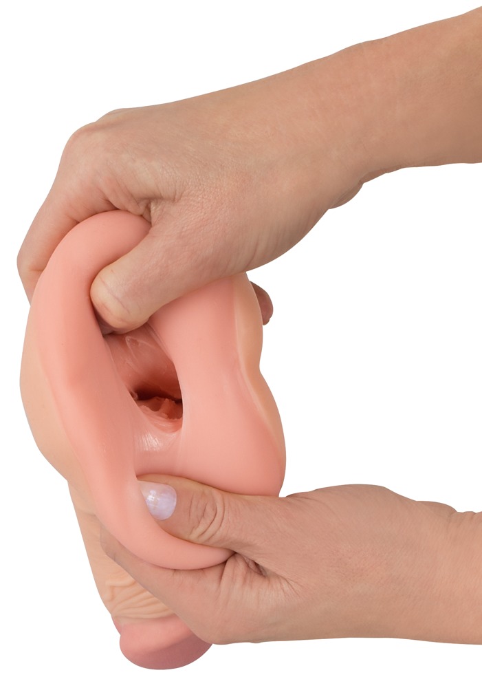 Nature 2in1 Extension+Mas Manșon Extensie Penis și Masturbator Realist - imagine 7