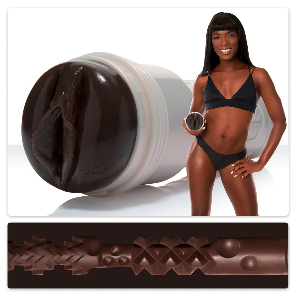 Fleshlight Ana Foxxx Silk Masturbator cu Textură Punctată și Striată - imagine 2