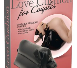 Love Cushion Portable Triangle Pernă Gonflabilă pentru Cupluri cu Accesorii Bondage