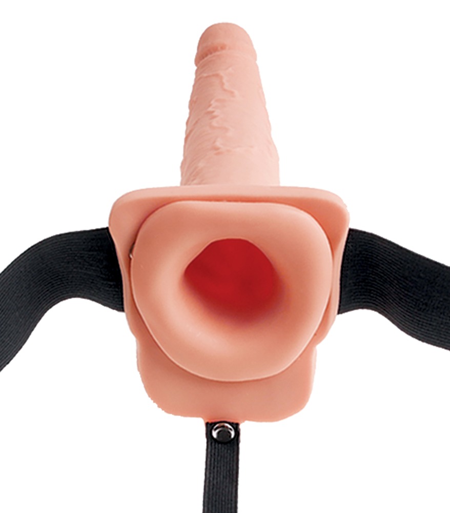 Fetish Fantasy 7.5 Inch Strap-On cu Dildo Realist și Funcție Squirting - imagine 4