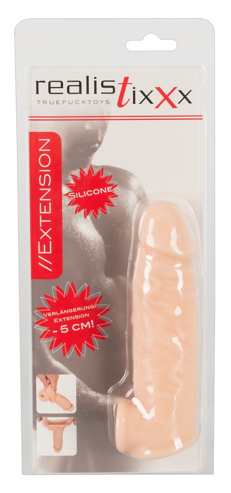 Realistixxx Extension 5 cm Manșon pentru Penis din Silicon