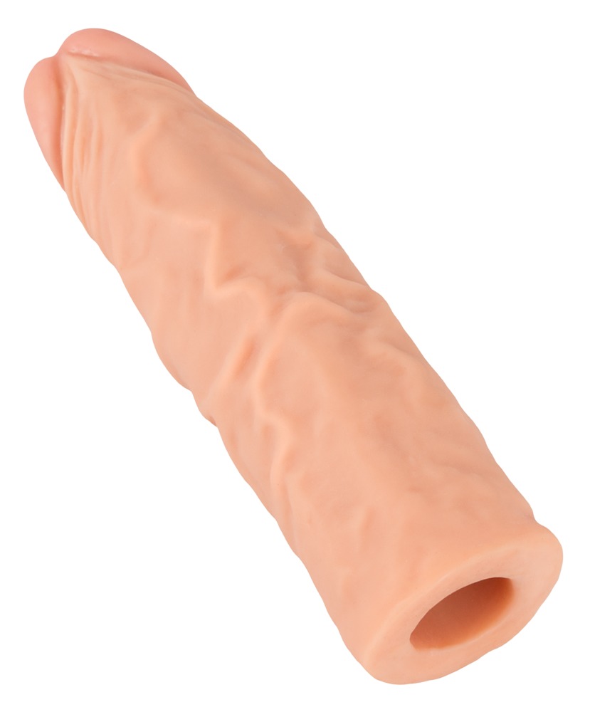 Nature Skin Tone Extension Sleeve+3 Manșon pentru Penis 19,5 cm - imagine 3