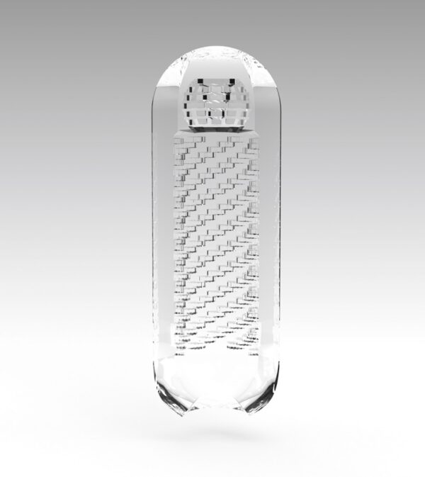 Tenga Spinner Tetra Whirly Masturbator Transparent Reutilizabil cu Lubrifiant - imagine 26