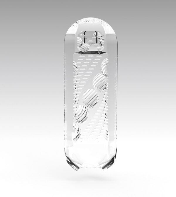 Tenga Spinner Tetra Whirly Masturbator Transparent Reutilizabil cu Lubrifiant - imagine 32