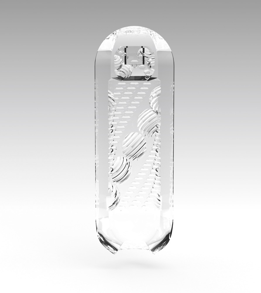 Tenga Spinner Tetra Whirly Masturbator Transparent Reutilizabil cu Lubrifiant - imagine 32