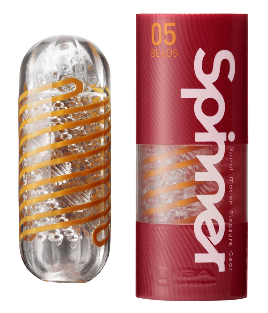 Tenga Spinner Tetra Whirly Masturbator Transparent Reutilizabil cu Lubrifiant - imagine 33
