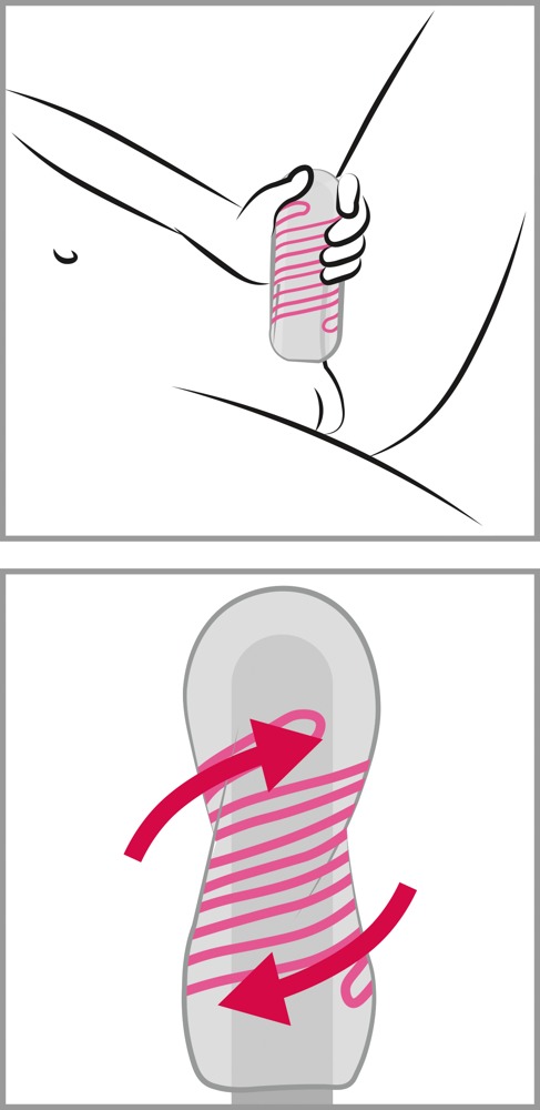 Tenga Spinner Tetra Whirly Masturbator Transparent Reutilizabil cu Lubrifiant - imagine 42
