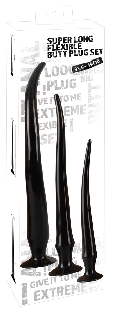 You2Toys Super Long Set 3 Dopuri Anale Lungi și Flexibile