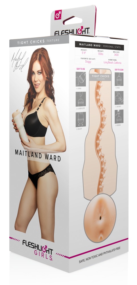 Fleshlight Maitland Ward Tight Chicks Masturbator Anal cu Textură Variată