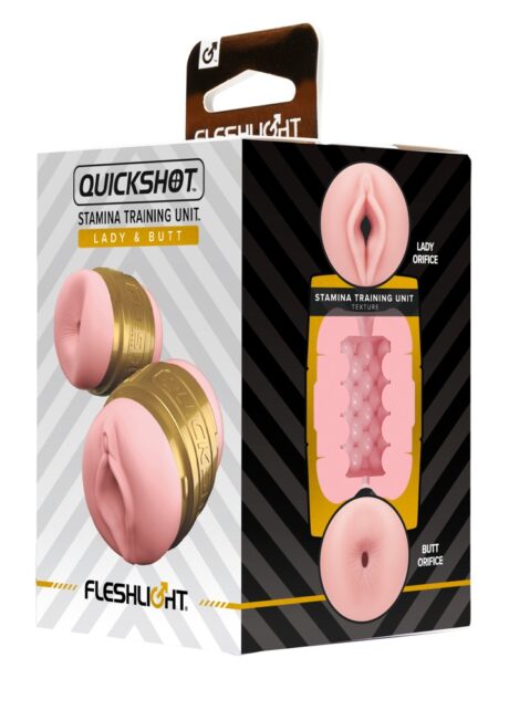 Quickshot STU Lady & Butt Masturbator Compact cu Două Deschideri