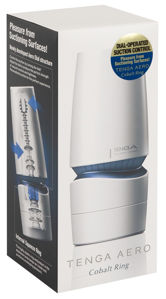 Tenga Aero Inel Argintiu Masturbator cu Aspirație Reglabilă în 10 Niveluri - imagine 9