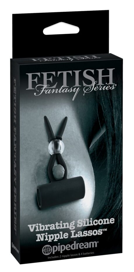 Fetish Fantasy Series Limited Edition Vibrant Silicone Nipple Lassos Inele Vibratoare pentru Mameloane