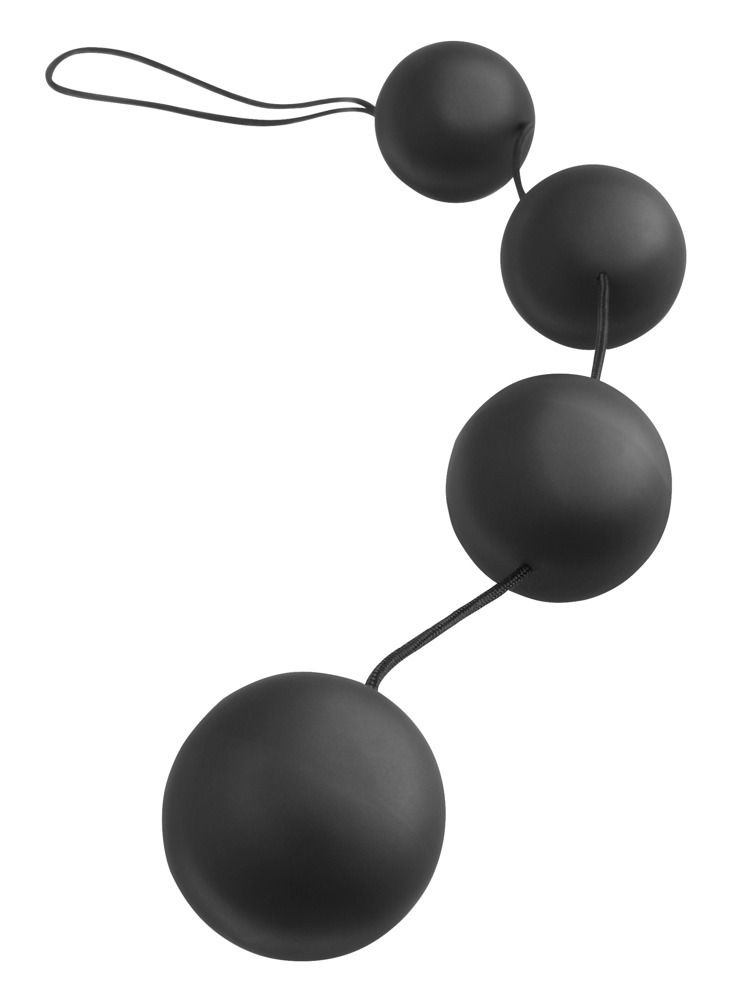 AFC Deluxe Vibro Balls Negru Bile pentru Antrenament Pelvin 4 Buc - imagine 2