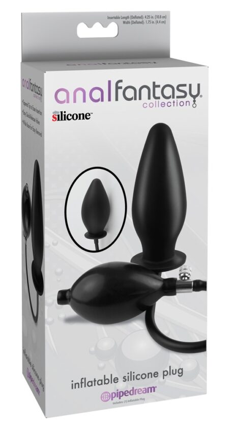 Anal Fantasy Collection Dop Anal Gonflabil din Silicon cu Pompă, 10,8 cm