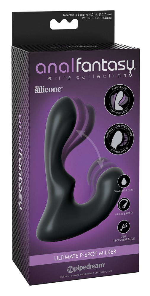 Anal Fantasy Ultimate P-Spot Milker Vibrator Prostatic cu 9 Moduri