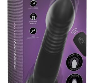 Anal Fantasy Elite Vibrant Ass Thruster Vibrator anal cu funcție thrust vibrații încălzire și telecomandă