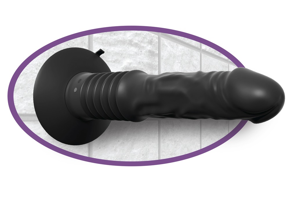 Anal Fantasy Vibrating Ass Fucker Vibrator Anal cu Thrust și Ventuză - imagine 4