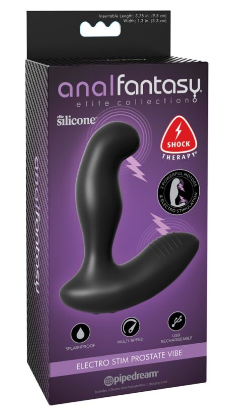 Anal Fantasy Elite Electro Stim Prostate Vibe Vibrator pentru Prostată cu Electro-Stimulare